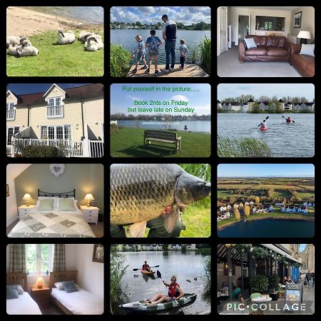 Liming Lodge - Lakeside Home In The Cotswolds South Cerney Extérieur photo